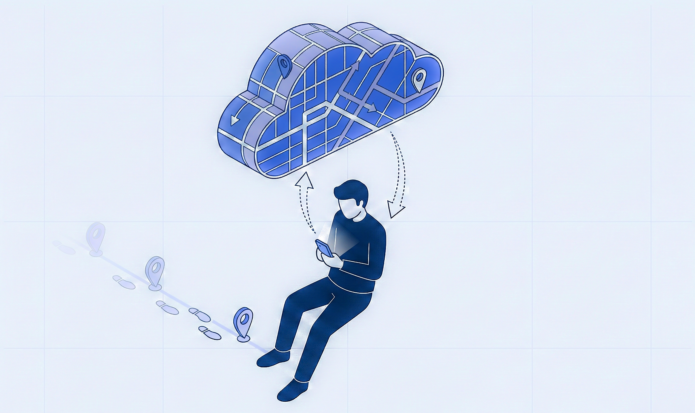 The feedback loop between user behavior and algorithmic data